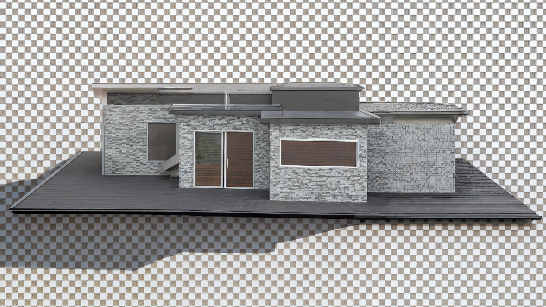 High resolution enhanced skyscraper render