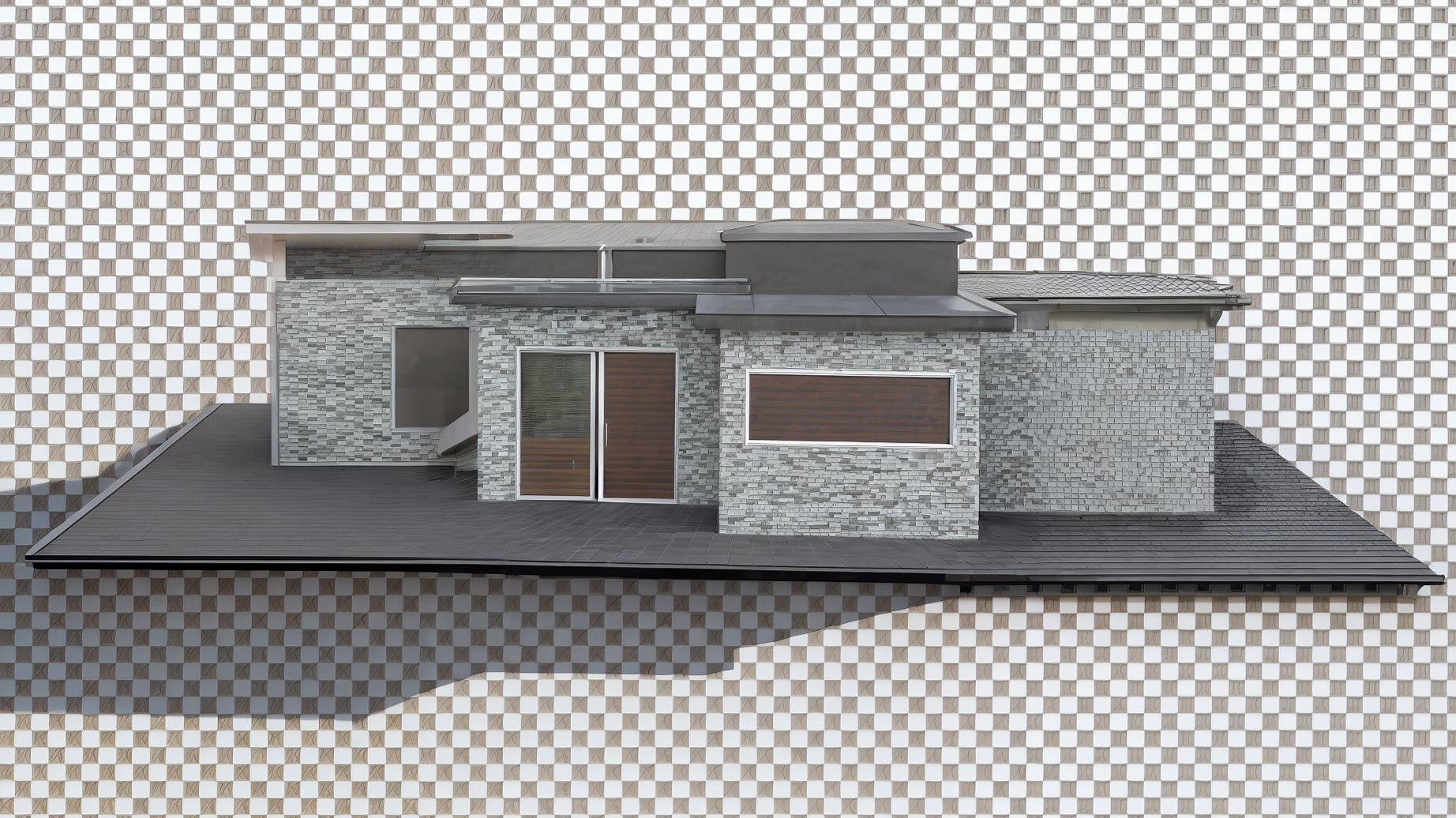 High resolution enhanced skyscraper render